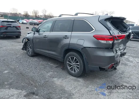 2018 Toyota Highlander Xle from USA, damaged, VIN 5TDJZRFH2JS836922